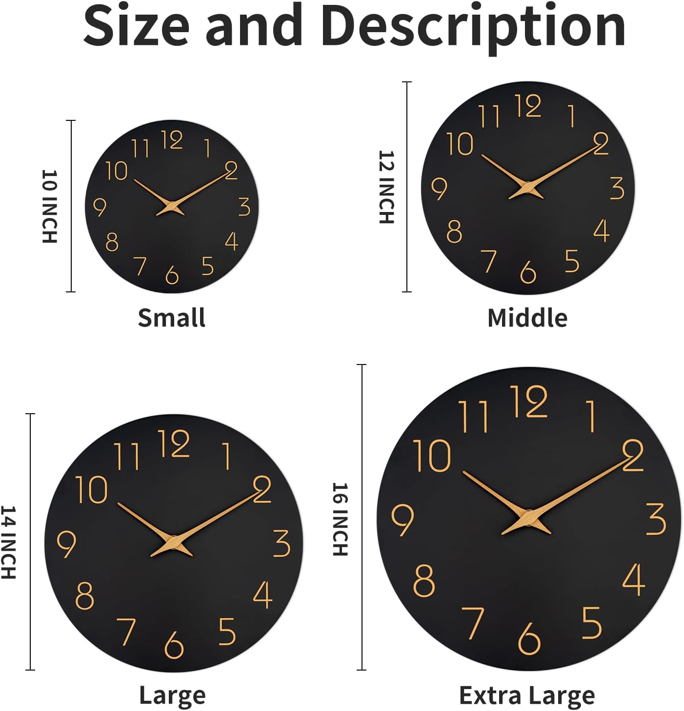 Mosewa Wall Clock 12 Inch Silent Non Ticking Wood Wall Clocks Battery Operated - Wooden White Modern Office Simple Minimalist Clock Decorative for Kitchen,Home,Bathroom,Living Room(12" White)