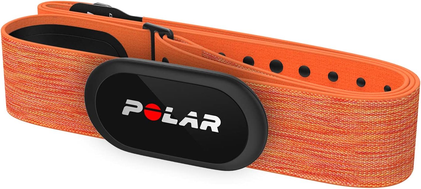 Polar H10 Heart Rate Monitor – ANT+, Bluetooth - Waterproof HR Sensor with Chest Strap - Built-in memory, Software updates - Works with Fitness apps, Cycling computers, Black, M-XXL