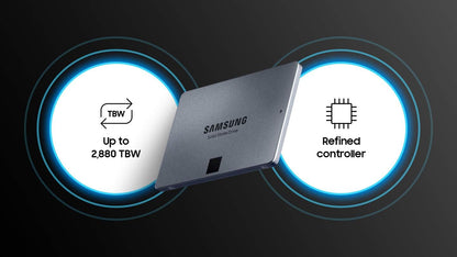 Samsung 870 QVO SSD 1TB SATA 2.5 Inch Internal Solid State Drive MZ-77Q1T0BW - CaveHubs