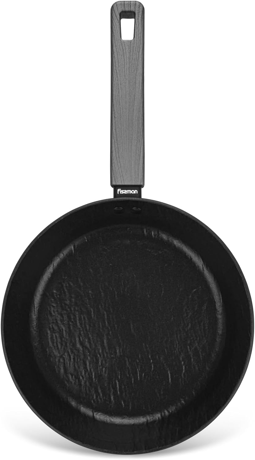 Fissman Frying Pan VELA ROCK 20 cm with Induction Bottom Aluminum and Non-Stick Coating, Perfect For Omelets Pan, Great For Fish, Meat, Sauté Vegetables