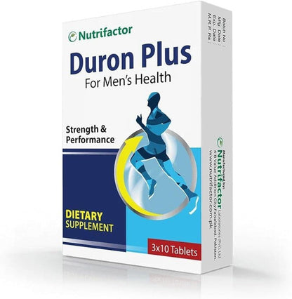 Nutrifactor's Duron Plus - Dietary Supplement for Stamina & Performance - Avena Sativa Extract & Tribulus Terrestris for Reproductive Health, L-Arginine & L-Citrulline for Strength and Performance