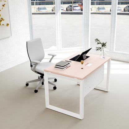 Mahmayi Vorm 136-18 White Modern Workstation Material-Melamine on MDF