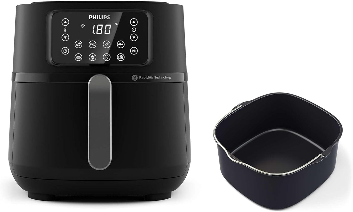 Philips Airfryer 5000 Series XXL Connected - 7.2L, 2000W, Rapid Air Technology, Baking Tray included, HD9285/93