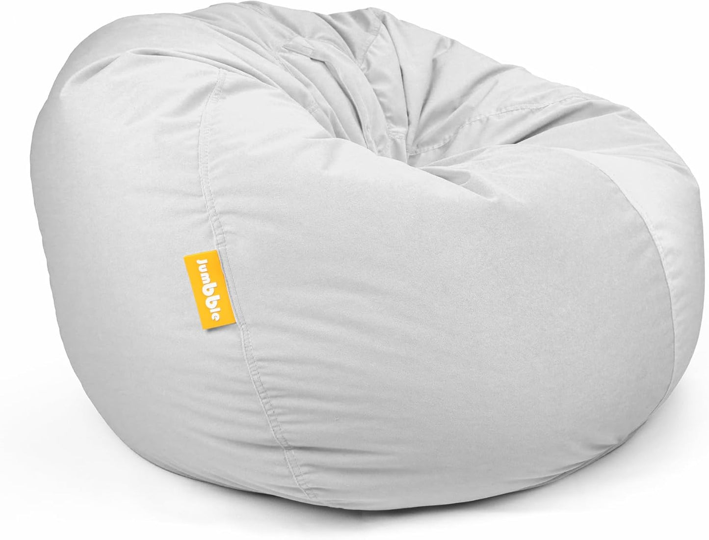 Jumbble Nest Soft Suede Bean Bag with Filling | Cozy Bean Bag Best for Lounging Indoor | Kids & Adult | Soft Velvet Fabric | Filled with Polystyrene Beads (Blue, Large)