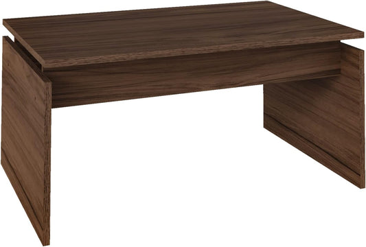 Artely Cris Coffee Table, Walnut Brown - W 80 X D 50 x H 38 cm