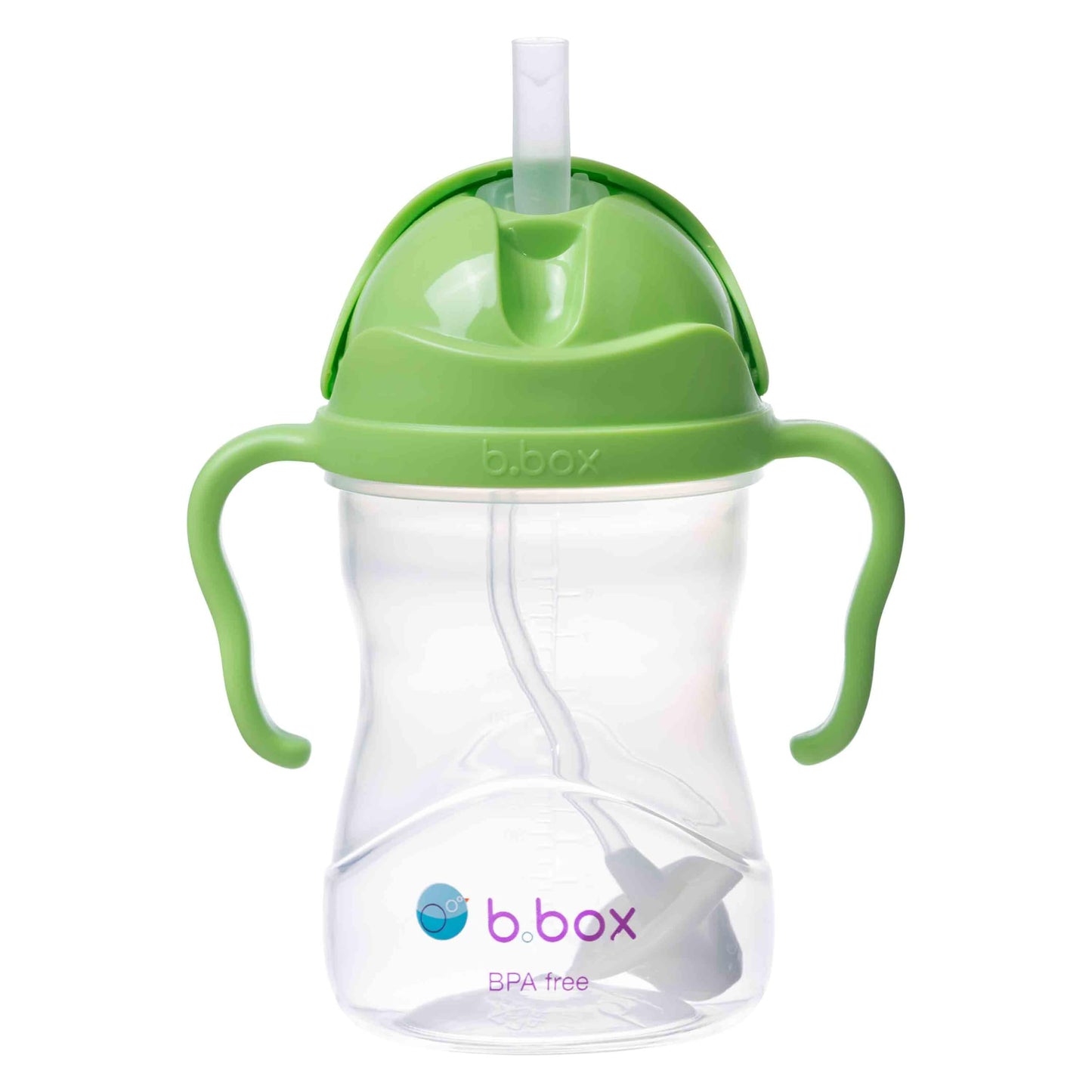 b.box Sippy Cup with Fliptop Weighted Straw, Drink from Any Angle | Spill Proof, Leak Proof & Easy Grip | BPA Free & Dishwasher Safe | Babies & Toddlers (Cherry Blossom 240ml)