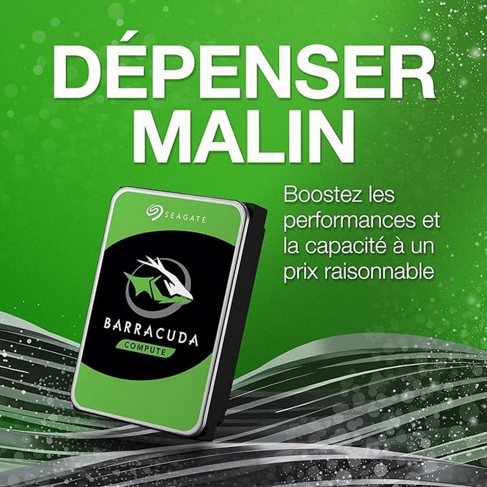 Seagate Barracuda 2 TB internal Hard Drive HDD, 3.5 Inch, 7200 U/Min, 256 MB Cache, SATA 6 Gb/s, Modellnr.: ST2000DM008