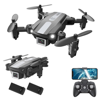 Wipkviey T25 Drone with camera 1080p, RC Quadrocopter for Adults, Mini Foldable Drone with 2 Batteries, FPV wifi transmission, 3D Flip, Altitude Hold, One Key Take Off/Landing