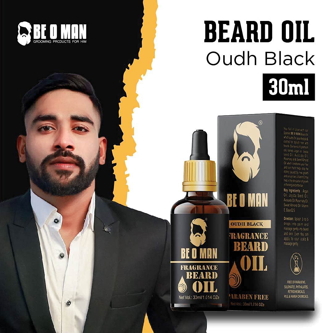 Be O Man Beoman Oudh Black Beard Oil For Grooming Men Beard