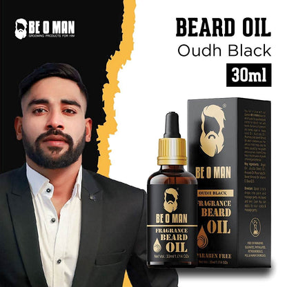 Be O Man Beoman Oudh Black Beard Oil For Grooming Men Beard