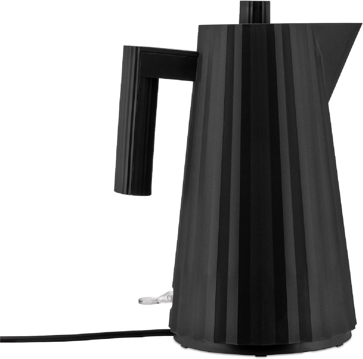 Alessi Plissè MDL06 B/UK - Design Electric Kettle in Thermoplastic Resin, English Plug, 170 cl, Black