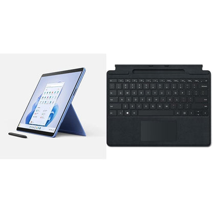 Microsoft Surface Pro 9 with 13" PixelSense Display, Intel Core i5-1235U, Intel Integrated graphics, 8GB RAM, 256GB SSD, Windows 11 Home, Forest Green - [QEZ-00059]- Device Only