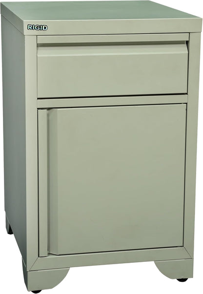 RIGID Steel One Drawer Mobile Pedestal Storage Unit Modern Office Furniture with Cabinet Drawer and Adjustable Legs