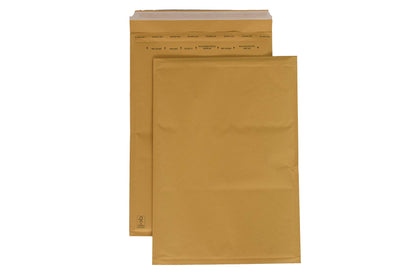 SmithPackaging A3 Bubble Padded Envelopes, Gold, 300mm x 445mm, Pack of 5