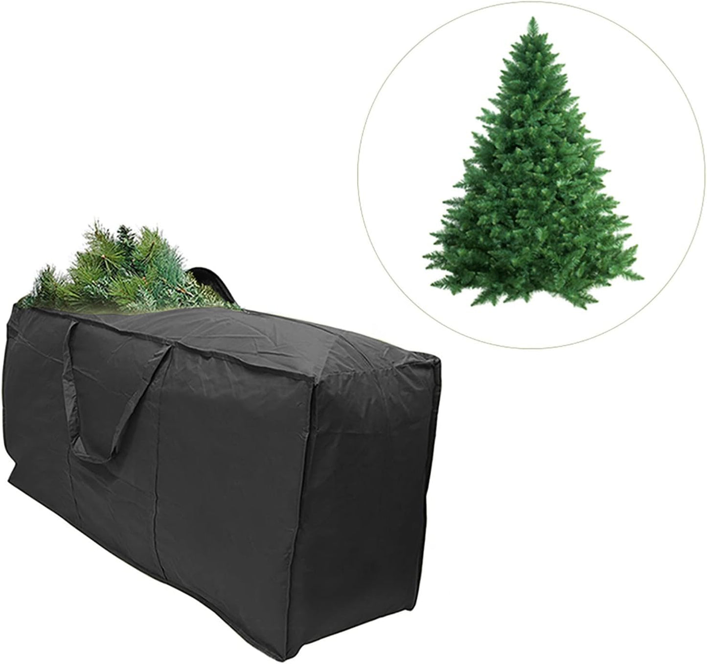 Furniture Cushion Storage Bag,Extra Large Outdoor Cushion Bag - Rectangular Protective Zippered Patio Furniture