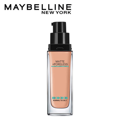 Maybelline New York Fit Me Matte+Poreless Liquid Foundation, 340 Cappuccino, 30 ml