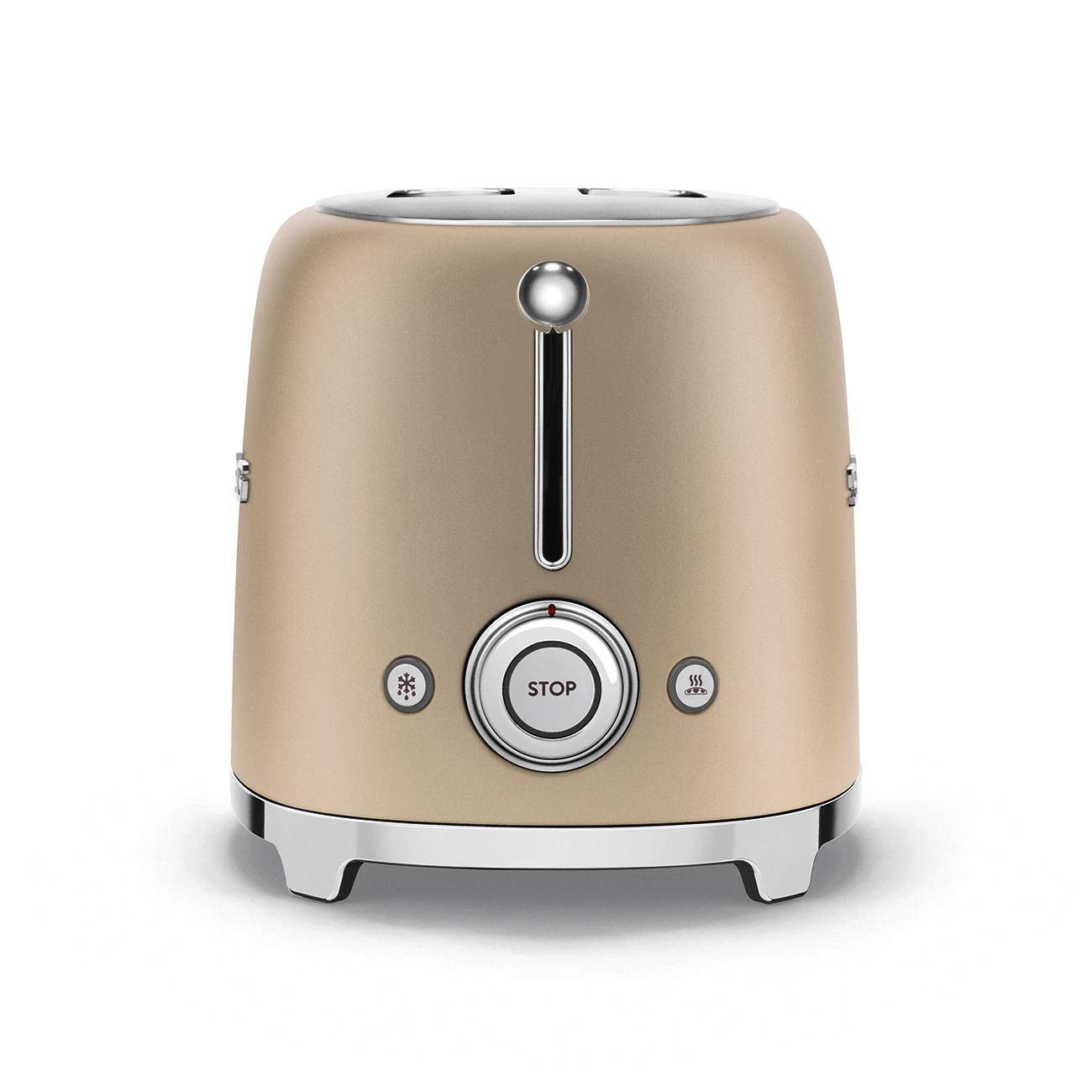 Smeg Retro 50'S Style, 2 Slice Toaster, Self Centering, Multifunction, Matte White, Tsf01Whmuk