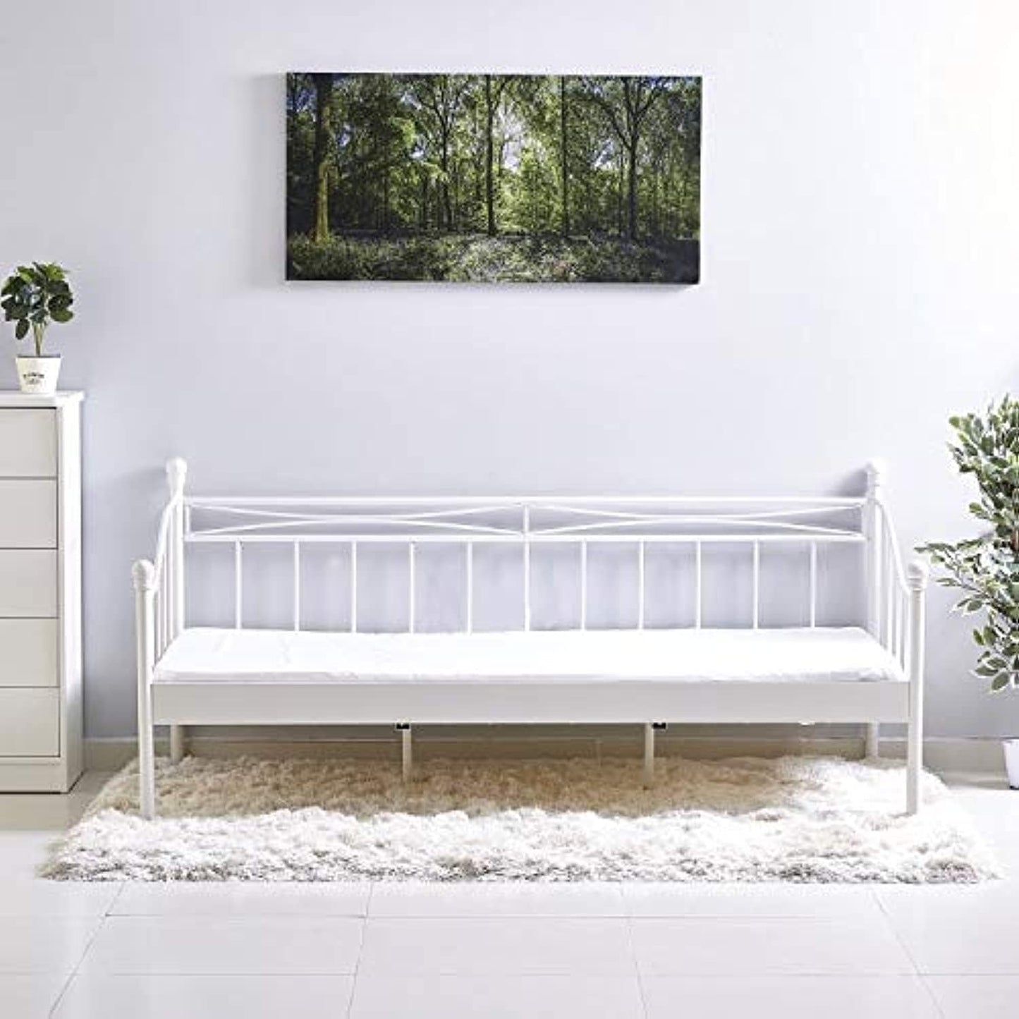 Home Box Vanilla Isabella Single Day Bed - 90x200 cms