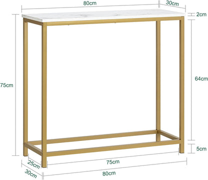 Haotian (UAE STOCK) SoBuy FSB21-W, Console Table Hall Table Side Table End Table Living Room Table, 92x30x80cm