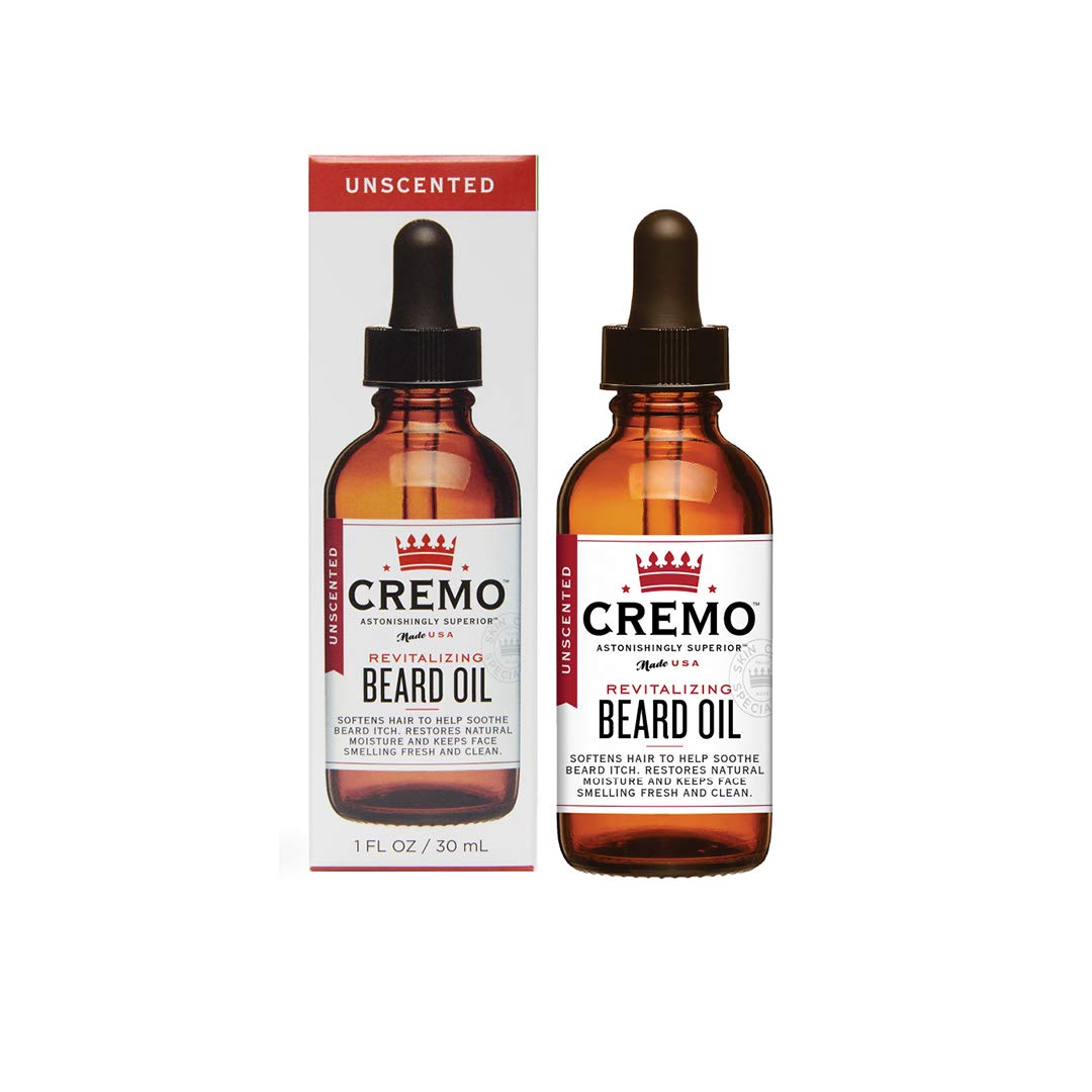 Cremo Beard Oil, Cedar Forest Blend - Restores Moisture, Softens And Reduces Beard Itch For All Lengths Of Facial Hair, 30 ml