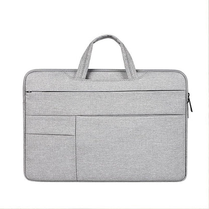 Laptop Sleeve Case, 15 15.6 inch Laptop Sleeve Water Resistant with Protection, Computer Carrying Bag Compatible with MacBook, HP, Dell, Lenovo, Asus Notebook (Gray) - CaveHubs