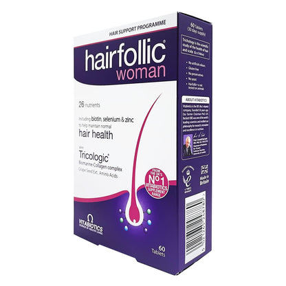 Vitabiotics Hairfollic Woman, 60 Tablets