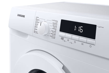 Samsung Front Load Washing Machine with Quick Wash, 7Kg, White, Eco Drum Clean, WW70T3020WW/GU, 20 Year Warranty on Digital Inverter Motor