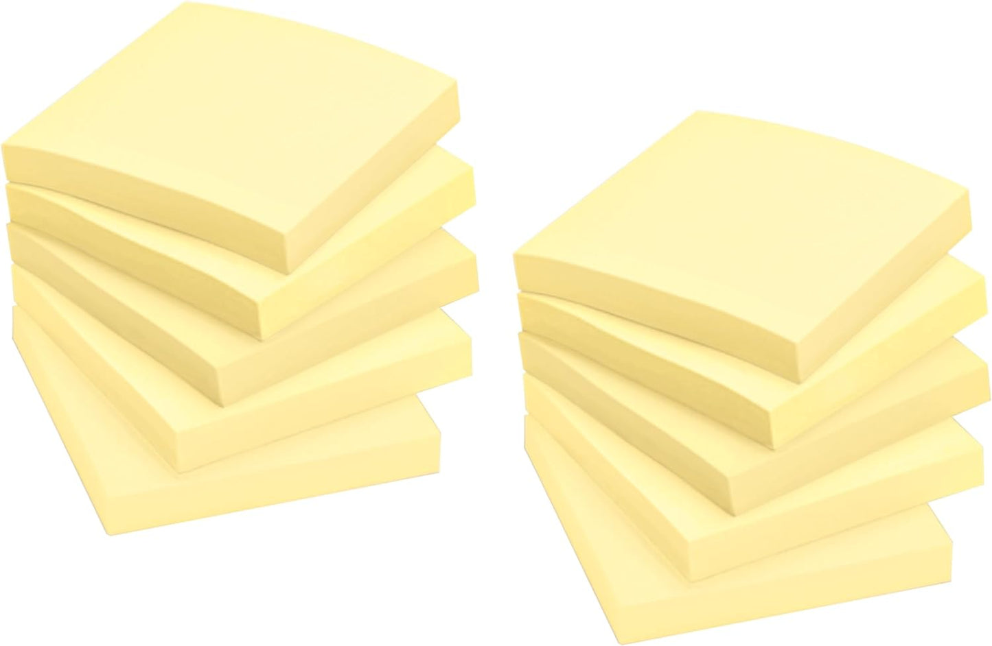 Post-it Notes Canary Yellow 3 x 3 in (76 x 76 mm) 654 | Yellow Color | Sticky Notes | For Note Taking, To Do Lists and Reminders | Clean Removal | No damage | Recyclable | 100 sheets/pad