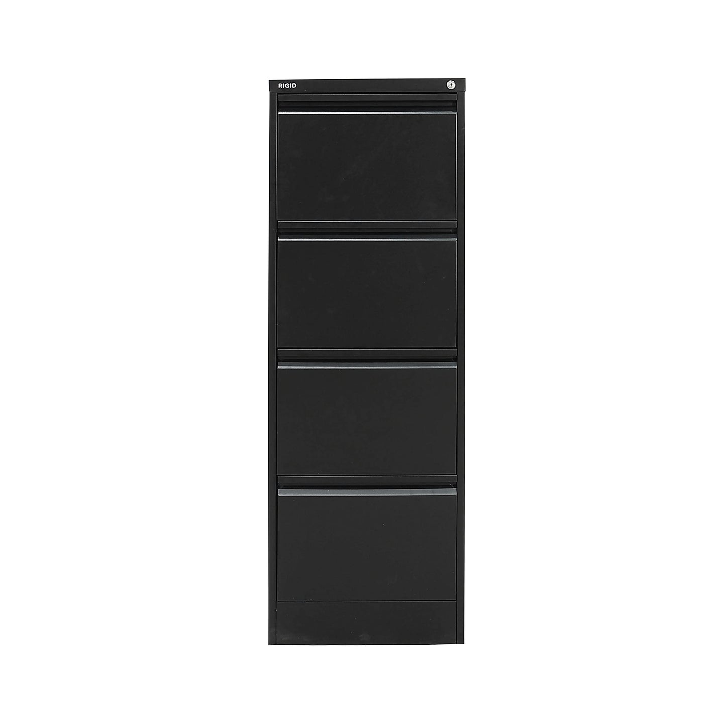 RIGID Steel Vertical Filing Cabinet Large Storage steel Cabinet, Metal Portable Cabinet with 4 Drawers for Legal Size (Grey)