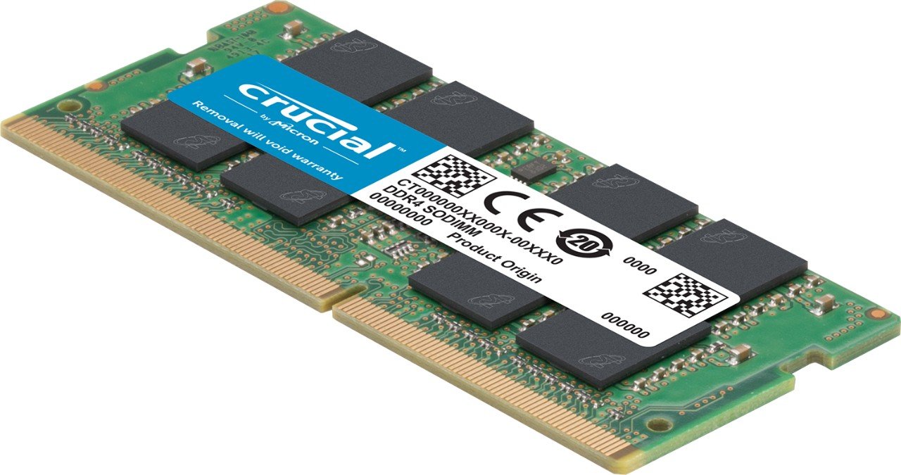 Crucial 16GB Single DDR4 2400 MT/s (PC4-19200) DR x8 SODIMM 260-Pin Memory - CT16G4SFD824A - CaveHubs