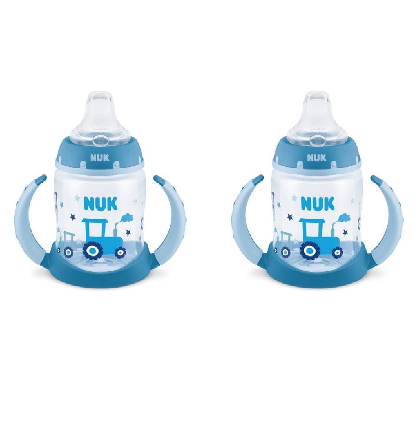 NUK Large Learner Cup, 10 oz, 2 Pack, 9+ Months, Timeless Collection, Amazon Exclusive, 70013, 2 Count (Pack of 1)