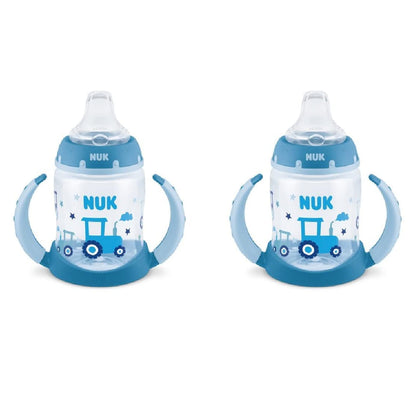 NUK Large Learner Cup, 10 oz, 2 Pack, 9+ Months, Timeless Collection, Amazon Exclusive, 70013, 2 Count (Pack of 1)