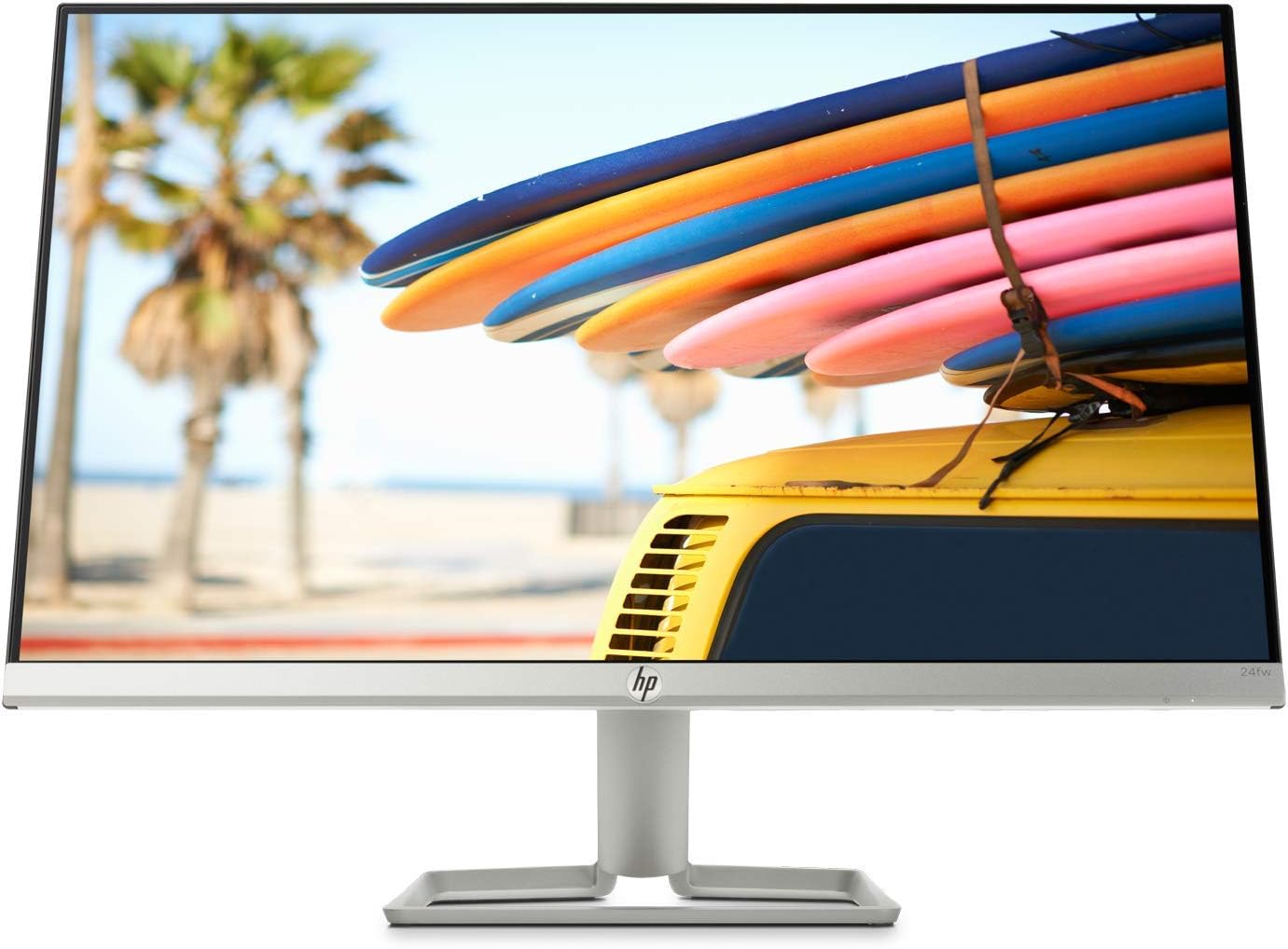 HP 24FW Display Monitor LED, 23.8 Inches, IPS,FHD, 1 HDMI,1 VGA, AMD FREEYSNC, White - CaveHubs