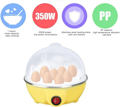 Jinou Egg Boiler Made with Premium Quality Steaming Plate - Egg Cooker for Eggs, Vegetables, Rice, sea food and other food items.