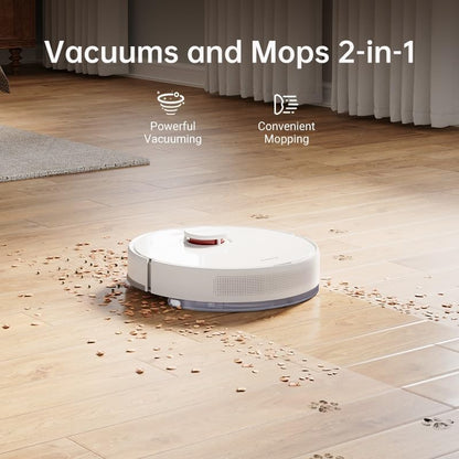 Dreame L10s Ultra Robot Vacuum Cleaner and Mop 5300Pa with Self-Cleaning Station (Automatic Dust Collection, Mops Cleaning) 3D Obstacle Detection, 210mins, APP/Alexa, 2 Year Warranty by Dreame