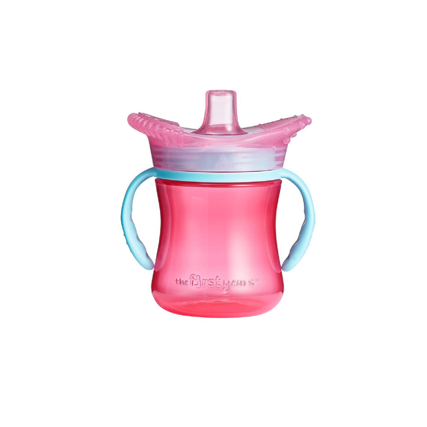 The First Years Teethe Around Sensory Trainer Sippy Cup, Pink