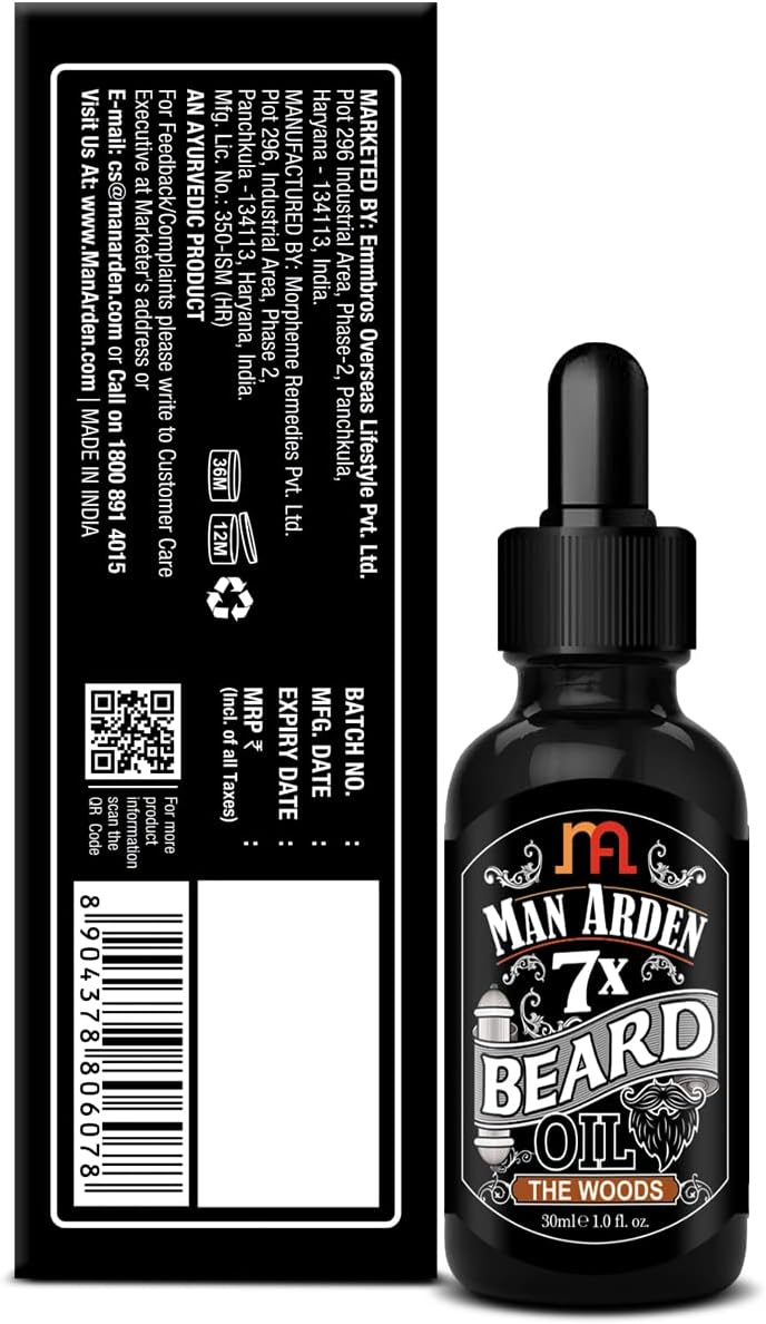 Man Arden 7X Beard Oil (Lavender) 30ml