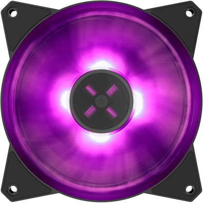 Cooler Master MasterFan MF120R RGB Case Fan 'RGB LED, Silent Cooling Technology, 120mm' R4-C1DS-20PC-R1