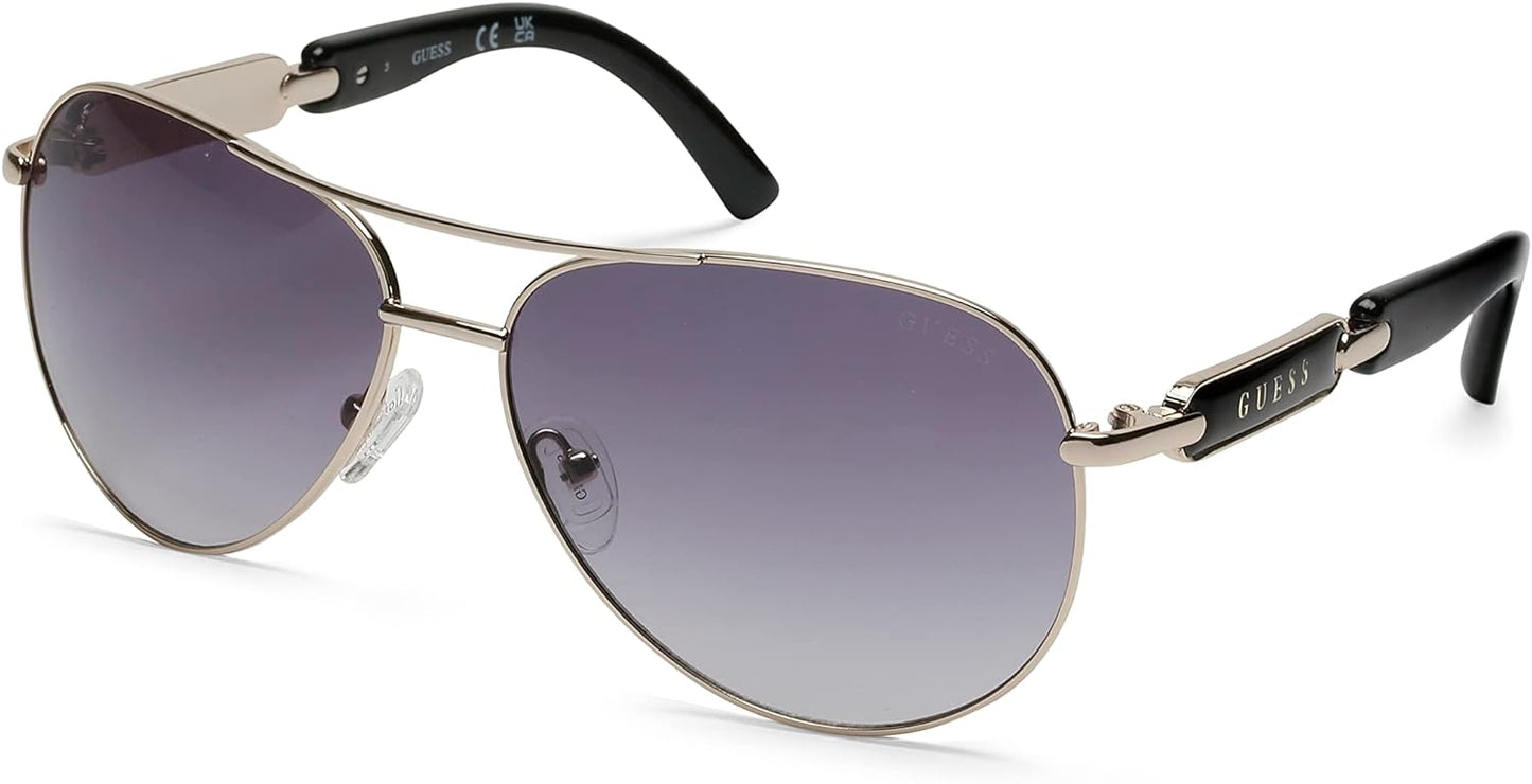 GUESS Women's Metal Sunglasses Pilot