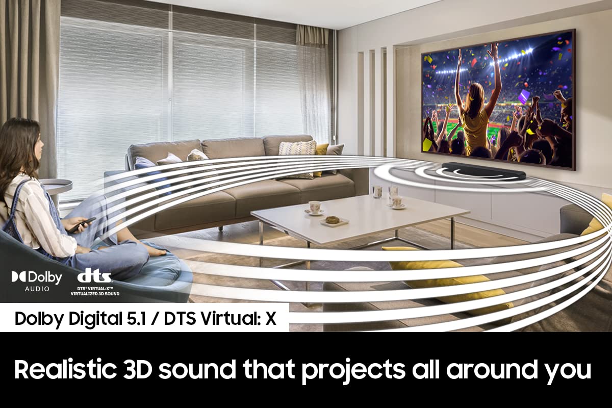 Samsung 3.1Ch Wireless Soundbar with Dolby Digital/DTS Virtual:X In Built Subwoofer Bluetooth Connectivity - HW-B650/ZN