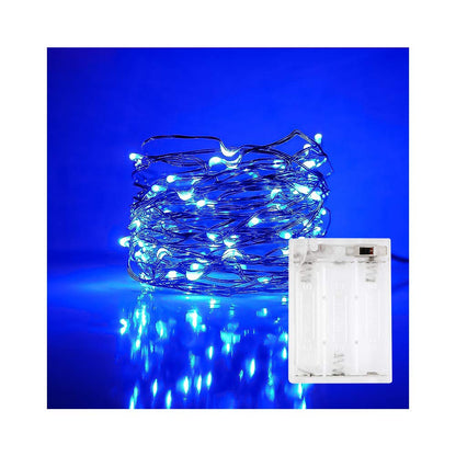 ANJAYLIA LED Fairy Lights Battery Operated String Lights Firefly Lights Garden Home Bedroom Christmas Party Wedding Festival Decorations (Warm White, 16.5Ft*2)