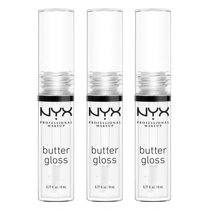 NYX PROFESSIONAL MAKEUP Butter Gloss, Strawberry Parfait, 0.27 Ounce