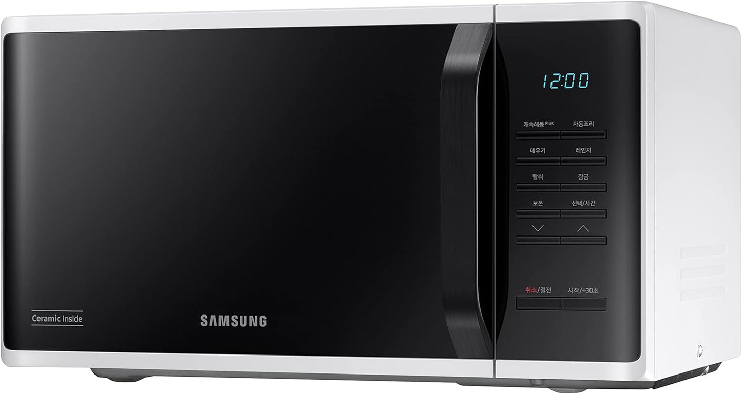 Samsung MS23K3513AW Solo Microwave, 800W, 23 Litre, White