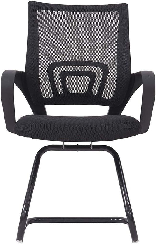 Mesh Visitor chair MH-120V Ergonomic Computer Desk Chair for Office and Gaming with back and lumbar support – Black