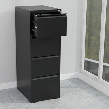 Mahmayi Godrej OEM File Cabinet with Lock Large Storage steel Cabinet, Metal Portable Cabinet with 4 Drawer, Vertical File Cabinet, 4 Layer Cabinet Office Storage Cabinet (2 Drawer, Black)