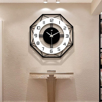 Large Wall Clocks, Azonee 17 inches Modern Silent Wall Clock for Home House Kitchen Bedroom Living Room Decorative Big Wall Clock Non Ticking Battery Operated Quartz for Bathroom Outdoor Indoor