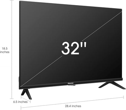 Hisense A4 Series 32-Inch HD Smart Android TV with DTS Virtual X, Game & Sports Modes, Chromecast Built-in, Alexa Compatibility (32A4H, 2022 New Model)