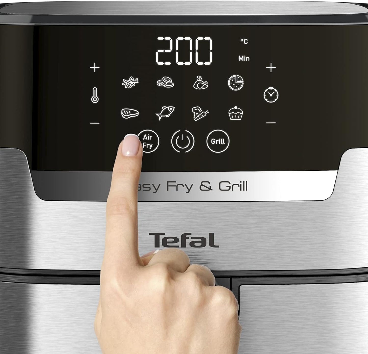 TEFAL Air Fryer | Easy Fry Essential |3.5 L Capacity | 1430W | Healthy Cooking |Adjustable Temperature | 2 Years Warranty | EY130840