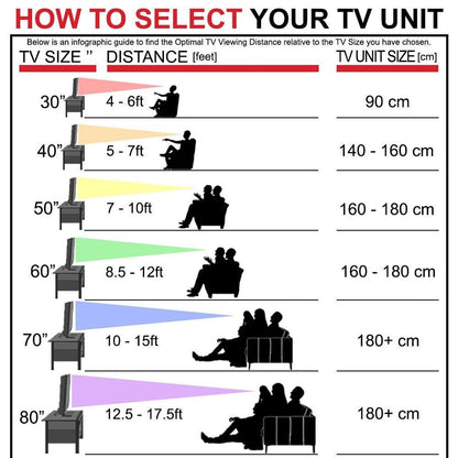 Danube Home Rhaze TV Cabinet For Up To 60 Inches TV I Entertainment Modern Design Wall Unit Furniture I Wooden TV Stand For Living Room, Bedroom I TV Rack L 140 x W 40 x H 42 cm - Oak