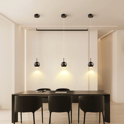 Jaycomey Modern Chandelier Light Fixtures Dimmable LED Pendant Light with Remote Control Acrylic Wave Chandeliers for Dining Rooms Bedroom Kitchen Restaurant 3000K-6000K 24W Black